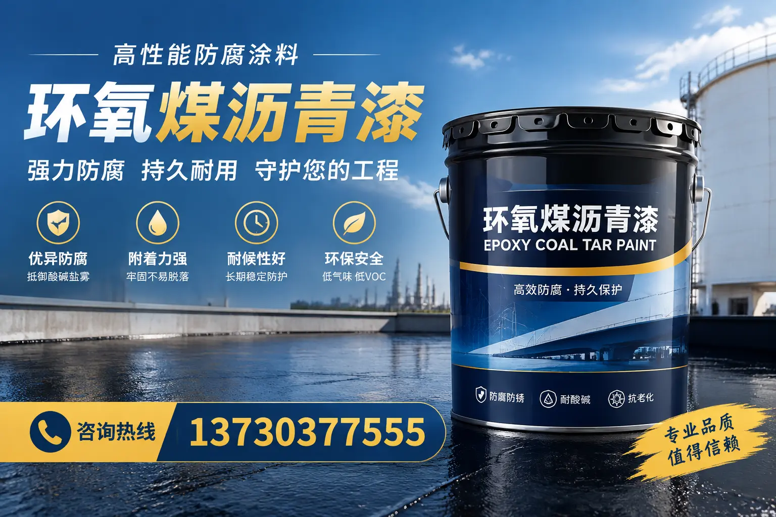 环氧煤沥青漆的耐久性分析,适合宜春的使用场景